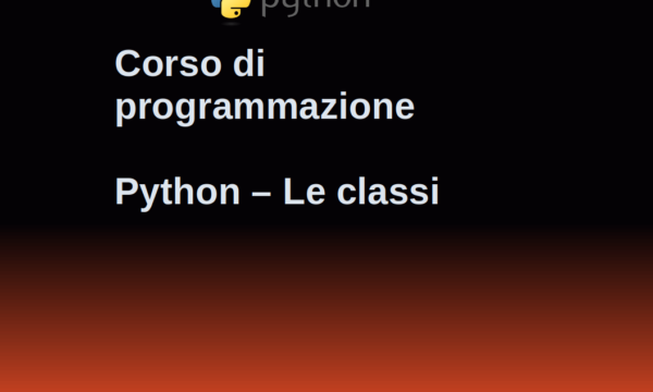 Corso Python 3 – Le classi