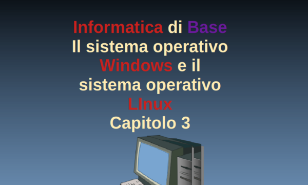 Libro 1 – Capitolo 3 – I sistemi operativi e il loro uso