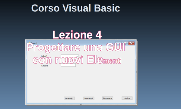 Corso Visual Basic – Lezione n.4