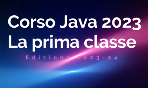 Creare la prima classe in Java